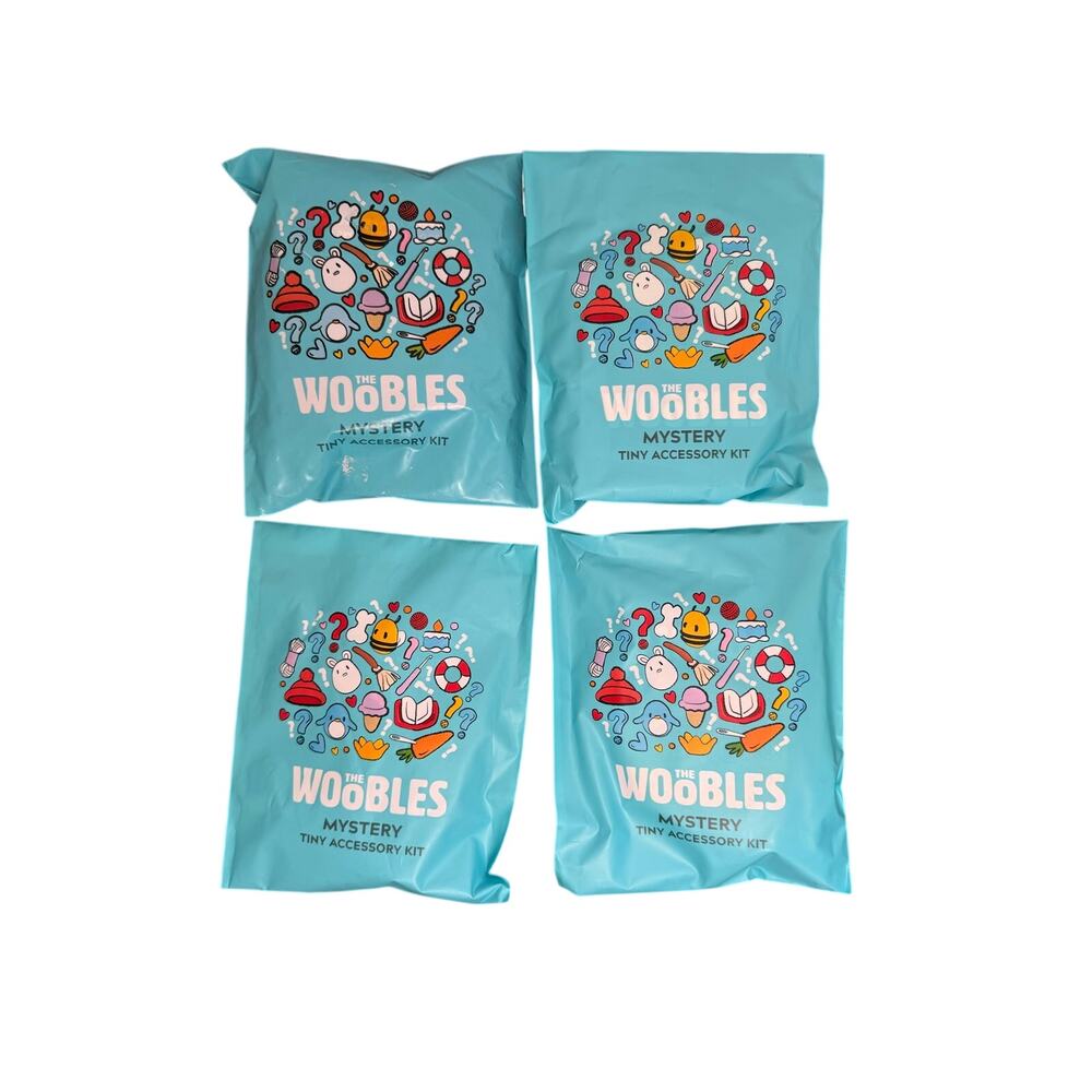 *Sealed* The Woobles Tiny Accessory Mystery Crocket Kits (Bundle of 4)